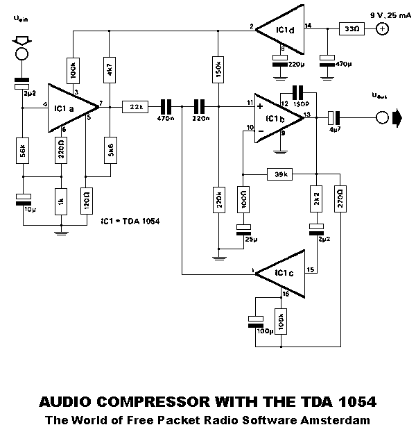 Here Can You Find A Schematic of A Audio Compressor Limiter - Compressor Limiter 02 of 06